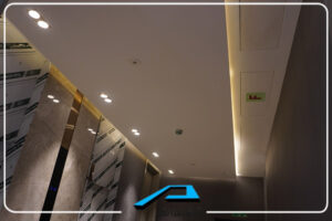 اجرای سقف کاذب پروژه اقدسیه