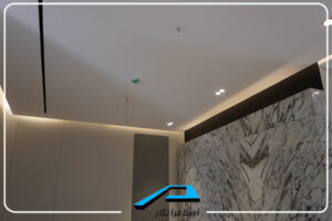 اجرای سقف کاذب پروژه اقدسیه