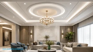 اجرای کناف دور لوستر؛ نکات طراحی و اجرا