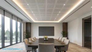 اجرای سقف کاذب آکوستیک با کناف