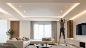 اجرای سقف کاذب برای کاهش ارتفاع سقف